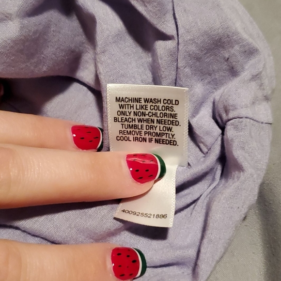 EUC Black & Purple Ombre Striped Skirt - Picture 5 of 5